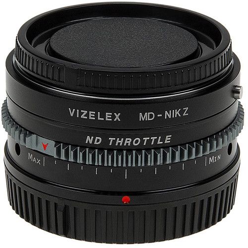  FotodioX Vizelex Cine ND Throttle Lens Mount Adapter for Minolta MD-Mount Lens to Nikon Z-Mount Camera