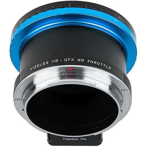  FotodioX Vizelex Cine ND Throttle Lens Mount Adapter (Hasselblad V Lens to FUJIFILM G Camera)