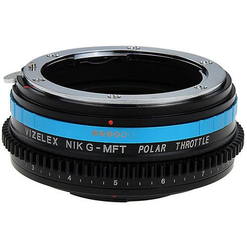  FotodioX Nikon F Lens to Micro Four Thirds Camera Vizelex Polar Throttle Adapter