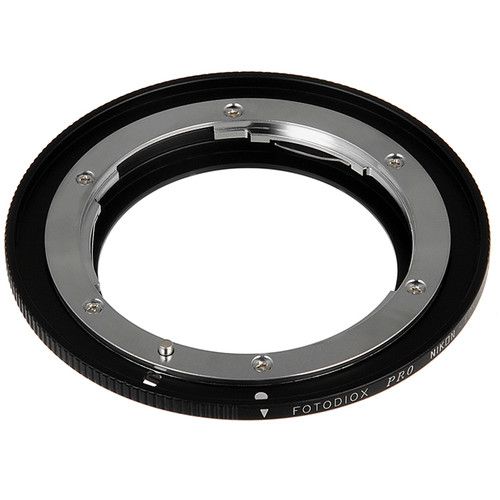  FotodioX Pro Lens Mount Adapter with Generation v10 Focus Confirmation Chip for Nikon F-Mount Lens to Canon EF or EF-S Mount Camera