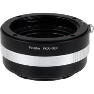 FotodioX Mount Adapter with Aperture Control Dial for Pentax K-Mount AF Lens to Sony E-Mount Camera