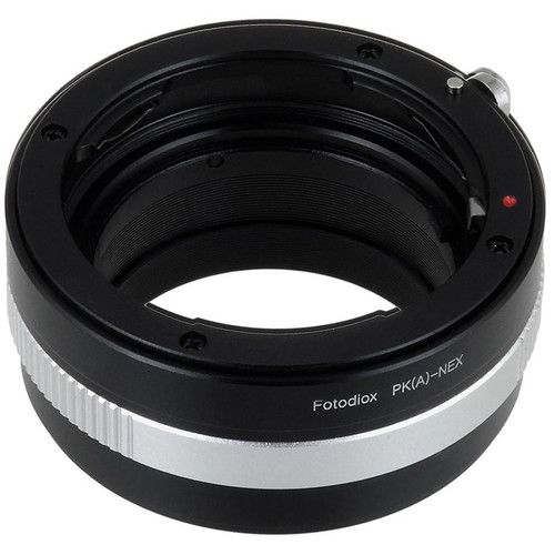  FotodioX Mount Adapter with Aperture Control Dial for Pentax K-Mount AF Lens to Sony E-Mount Camera