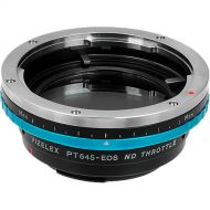 FotodioX Vizelex ND Throttle Lens Mount Adapter for Pentax 645-Mount Lens to Canon EF-Mount Camera