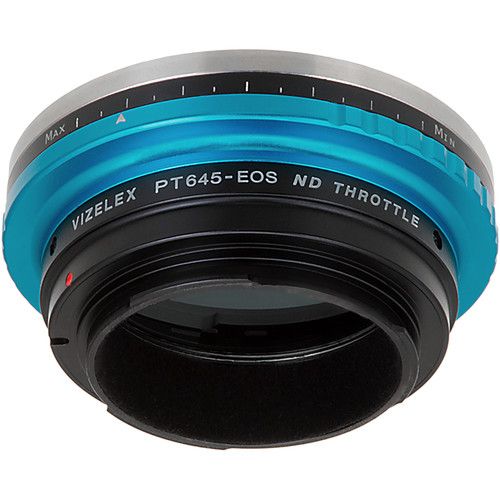  FotodioX Vizelex ND Throttle Lens Mount Adapter for Pentax 645-Mount Lens to Canon EF-Mount Camera