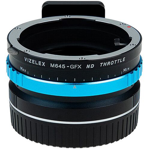  FotodioX Vizelex Cine ND Throttle Lens Mount Adapter (Mamiya 645 Lens to FUJIFILM G Camera)