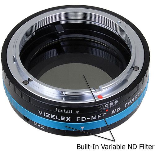  FotodioX Canon FD Lens to Micro Four Thirds Camera Vizelex ND Throttle Adapter