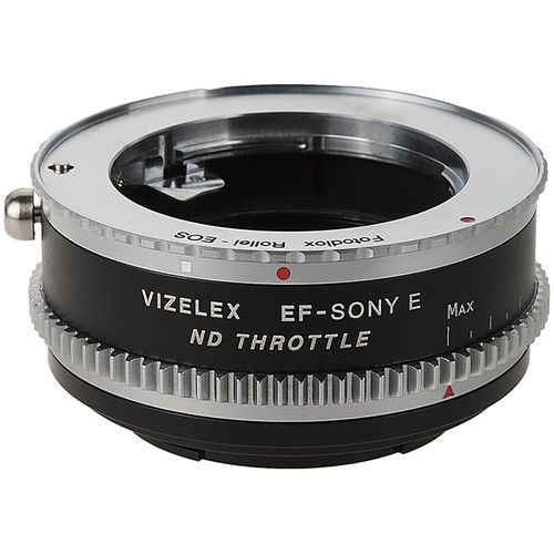  FotodioX Vizelex Cine ND Throttle Lens Mount Double Adapter Kit for Rolleiflex SL35-Mount Lens to Sony E-Mount Camera