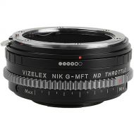 FotodioX Vizelex Cine ND Throttle Lens Mount Adapter for Nikon F-Mount, G-Type Lens to Micro Four Thirds-Mount Camera