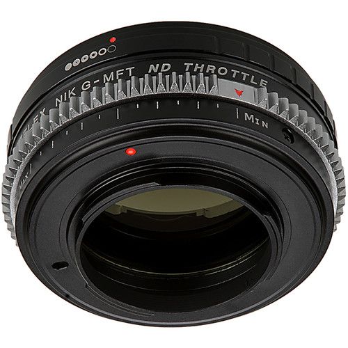  FotodioX Vizelex Cine ND Throttle Lens Mount Adapter for Nikon F-Mount, G-Type Lens to Micro Four Thirds-Mount Camera