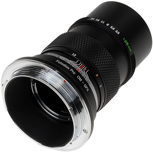  FotodioX Olympus OM Lens to FUJIFILM G-Mount Camera Pro Lens Mount Adapter