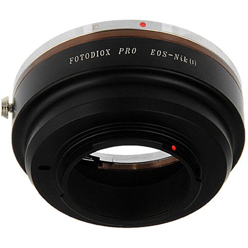  FotodioX Canon EF/EF-S-Mount Lens to Nikon 1-Series Mount Camera Adapter