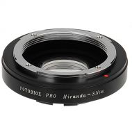 FotodioX Pro Lens Mount Adapter for Miranda Lens to Sony A Mount Camera