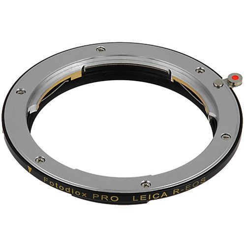  FotodioX Pro Lens Mount Adapter with Generation v10 Focus Confirmation Chip for Leica R-Mount Lens to Canon EF or EF-S Mount Camera