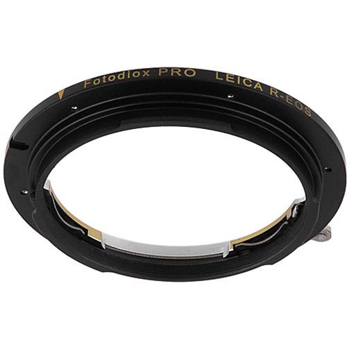  FotodioX Pro Lens Mount Adapter with Generation v10 Focus Confirmation Chip for Leica R-Mount Lens to Canon EF or EF-S Mount Camera