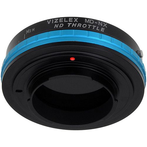  FotodioX Vizelex ND Throttle Minolta MD/MC/SR Rokkor Lens to Samsung NX Camera Lens Mount Adapter with Built-in Variable ND Filter