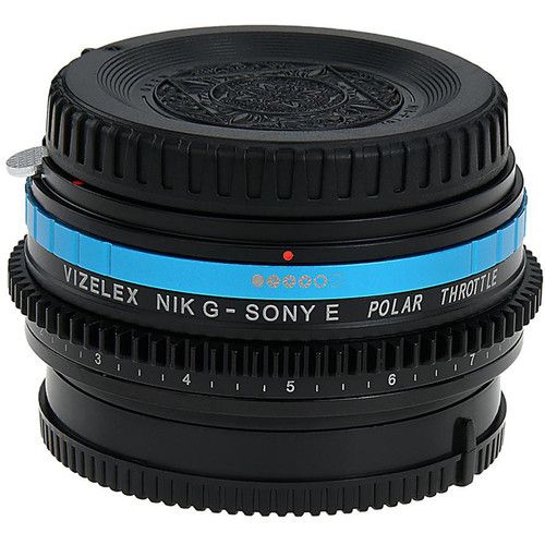  FotodioX Nikon F Lens to Sony E-Mount Camera Vizelex Polar Throttle Adapter