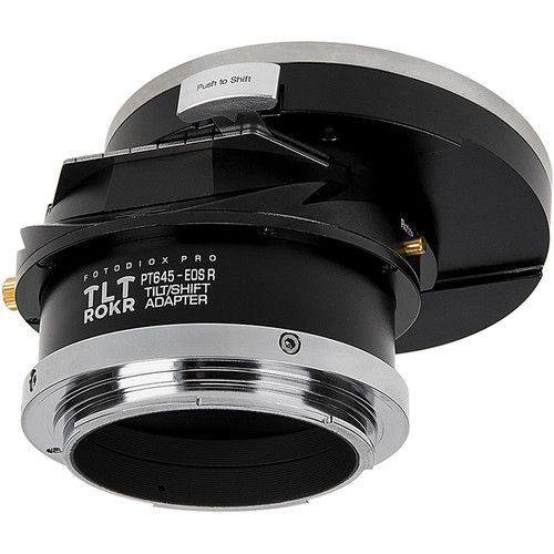  FotodioX Pro TLT ROKR Tilt/Shift Lens Mount Adapter for Pentax 645 Lens to Canon RF Camera Body