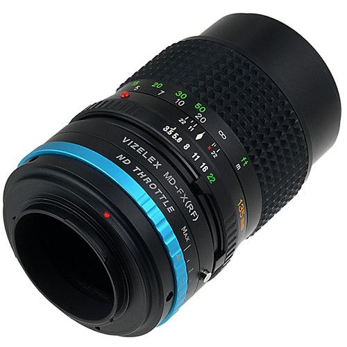  FotodioX Minolta MD Lens to FUJIFILM X-Mount Camera Vizelex ND Throttle Adapter