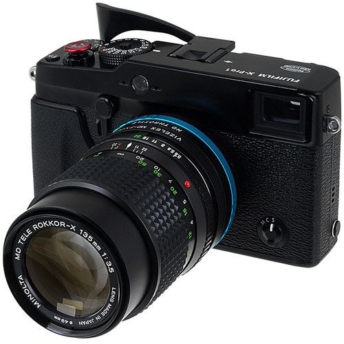  FotodioX Minolta MD Lens to FUJIFILM X-Mount Camera Vizelex ND Throttle Adapter
