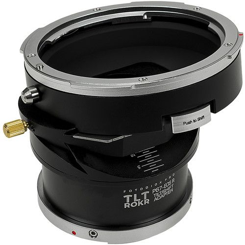  FotodioX Pro TLT ROKR Tilt/Shift Lens Mount Adapter for Pentax 6x7 Lens to Nikon Z-Mount Camera Body