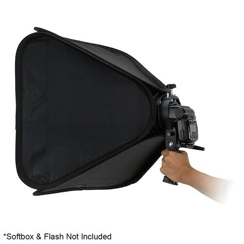  FotodioX Pro Flash Bracket Holder with Handle for Speedlight Flash Guns and Bowen Mount Strobes