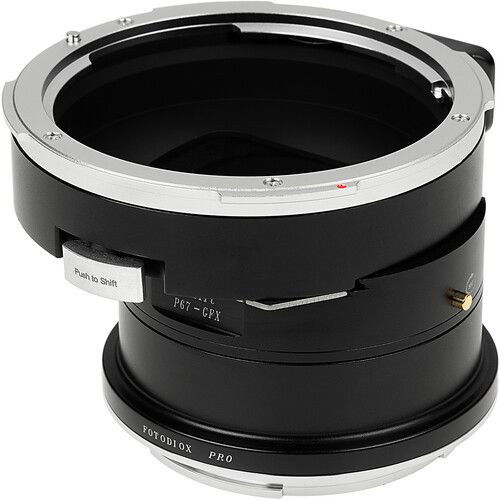  FotodioX Shift Lens Adapter for Pentax 67 Lens to FUJIFILM GFX Cameras