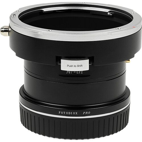  FotodioX Shift Lens Adapter for Pentax 67 Lens to FUJIFILM GFX Cameras