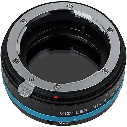  FotodioX Vizelex ND Throttle Lens Mount Adapter for Nikon G-Type F-Mount Lens to FUJIFILM X-Mount Camera