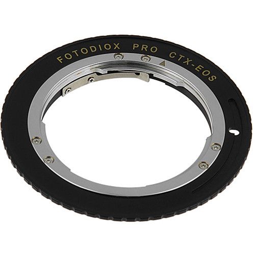  FotodioX Pro Lens Mount Adapter with Generation v10 Focus Confirmation Chip for Contax-Yashica?Mount Lens to Canon EF or EF-S Mount Camera