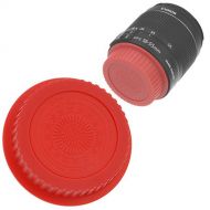 FotodioX Designer Rear Lens Cap for Canon EOS EF & EF-S-Mount Lenses (Red)