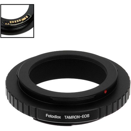  FotodioX Lens Mount Adapter with Generation v10 Focus Confirmation Chip for Tamron Adaptall-2?Mount Lens to Canon EF or EF-S Mount Camera