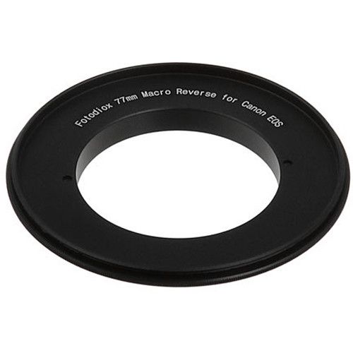  FotodioX 77mm Reverse Mount Macro Adapter Ring for Canon EF-Mount Cameras