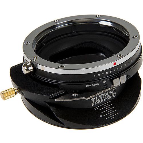  FotodioX Pro TLT ROKR Tilt-Shift Adapter for Canon EF Lens to Micro Four Thirds Camera