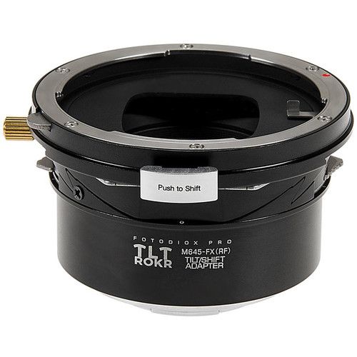  FotodioX Pro TLT ROKR Tilt/Shift Lens Mount Adapter for Mamiya 645 Lens to Fuji X-Mount Camera