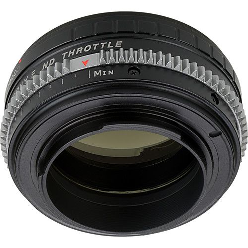  FotodioX Vizelex Cine ND Throttle Lens Mount Adapter for Nikon F-Mount, G-Type Lens to Sony E-Mount Camera