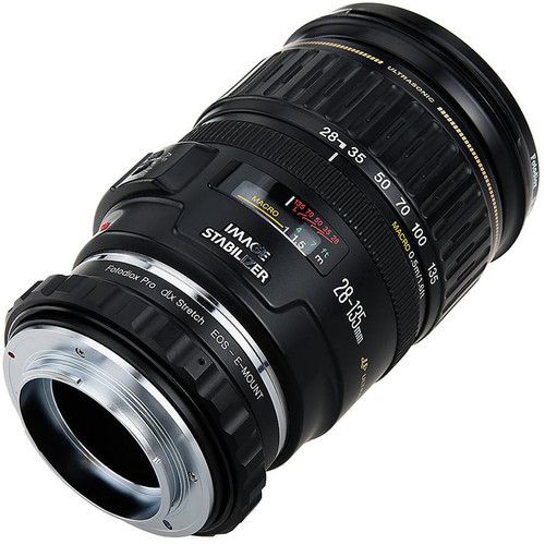  FotodioX Canon EF/EF-S Lens to Sony E-Mount DLX Stretch Adapter