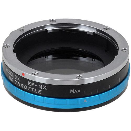  FotodioX Canon EF/EF-S Lens to Samsung NX-Mount Camera Vizelex ND Throttle Adapter