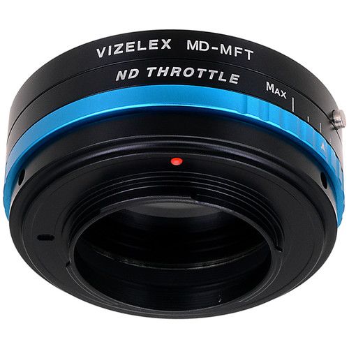  FotodioX Vizelex ND Throttle Lens Mount Adapter for Minolta MD/MC/SR-Mount Lens to Micro Four Thirds-Mount Camera