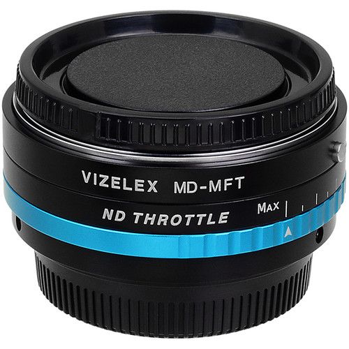  FotodioX Vizelex ND Throttle Lens Mount Adapter for Minolta MD/MC/SR-Mount Lens to Micro Four Thirds-Mount Camera