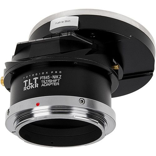  FotodioX Pro TLT ROKR Tilt/Shift Lens Mount Adapter for Pentax 645 Lens to Nikon Z-Mount Camera Body