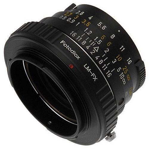  FotodioX Mount Adapter for Leica M-Mount Lens to Fujifilm X-Mount Camera