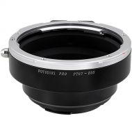 FotodioX Pro Lens Mount Adapter with Generation v10 Focus Confirmation Chip for Pentax 6x7?Mount Lens to Canon EF or EF-S Mount Camera