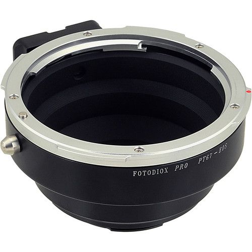 FotodioX Pro Lens Mount Adapter with Generation v10 Focus Confirmation Chip for Pentax 6x7?Mount Lens to Canon EF or EF-S Mount Camera