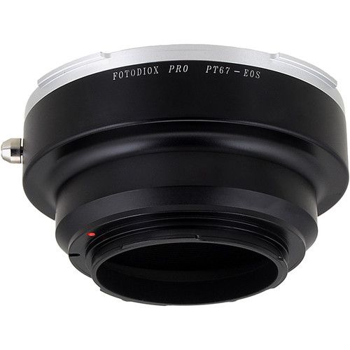  FotodioX Pro Lens Mount Adapter with Generation v10 Focus Confirmation Chip for Pentax 6x7?Mount Lens to Canon EF or EF-S Mount Camera