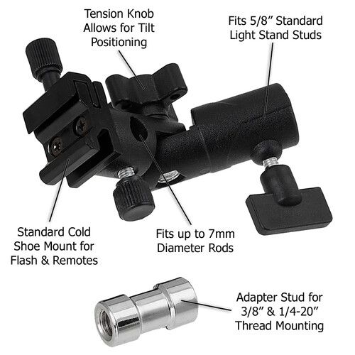  FotodioX Elite Flash Umbrella Bracket for Flash Speedlight