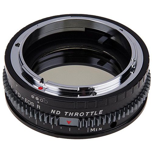  FotodioX Vizelex Cine ND Throttle Lens Mount Adapter for Canon FD or FL-Mount Lens to Canon RF-Mount Camera