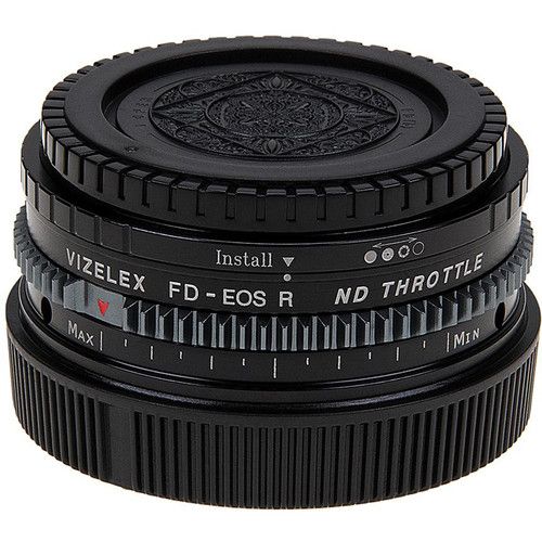  FotodioX Vizelex Cine ND Throttle Lens Mount Adapter for Canon FD or FL-Mount Lens to Canon RF-Mount Camera