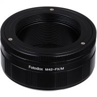 FotodioX M42 Screw-Mount Lens to FUJIFILM X-Series Camera Adapter with Macro