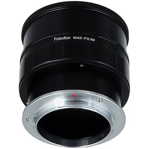  FotodioX M42 Screw-Mount Lens to FUJIFILM X-Series Camera Adapter with Macro