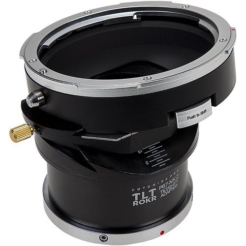  FotodioX Pro TLT ROKR Tilt/Shift Lens Mount Adapter for Pentax 67 Lens to Canon RF-Mount Camera Body